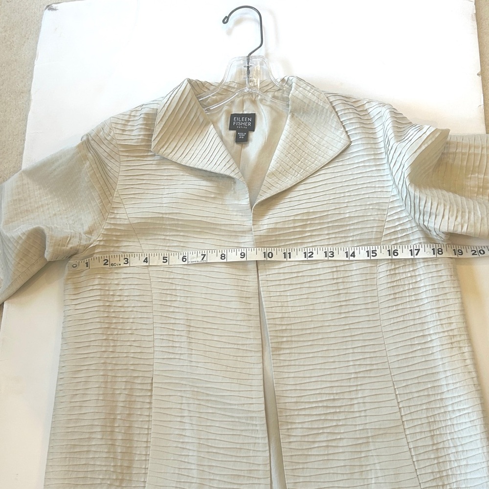 Eileen Fisher Silk Jacket - Size PS - Picture 7 of 7